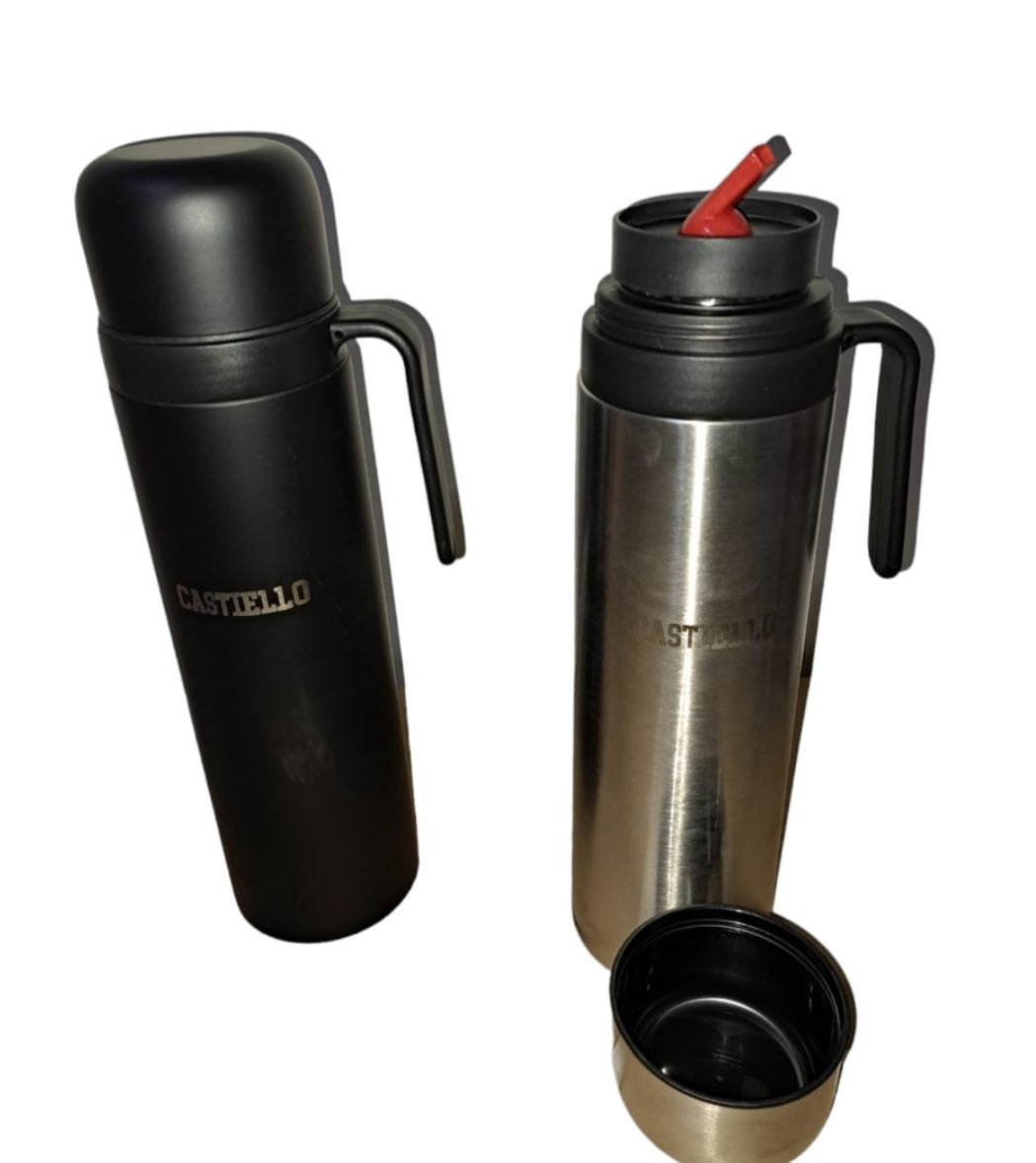 Stainless Steel Thermos Flask 1L – Castiello yerbamate