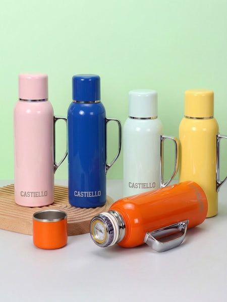 Stainless Thermos With Thermometer - 1.2L