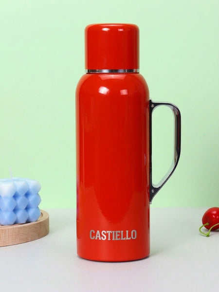 Stainless Thermos With Thermometer - 1.2L