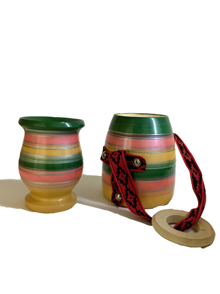 Gourd & Container Wooden Set