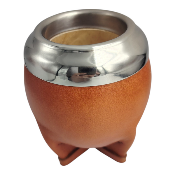 Imperial Steel Leather Gourd