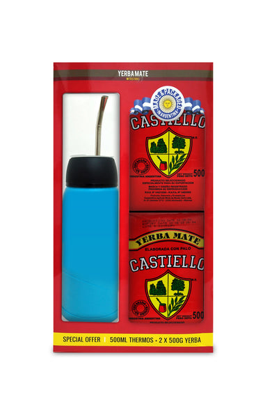 Castiello Yerba Mate Thermos Kit