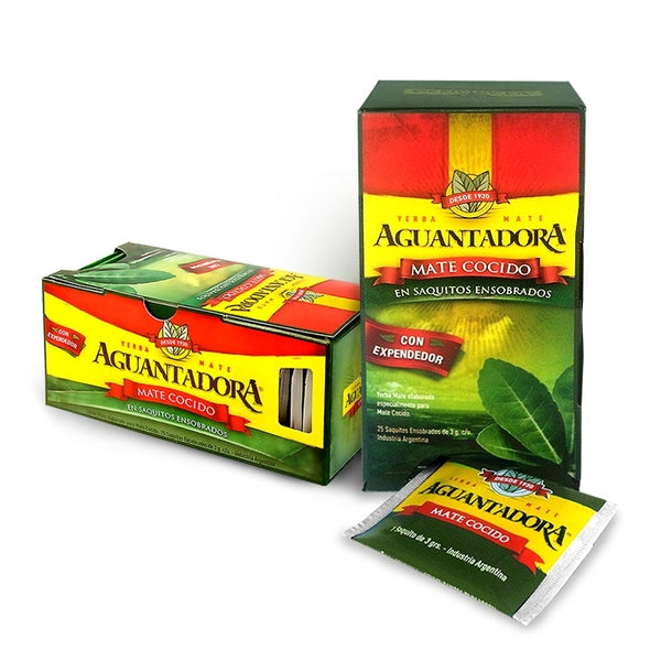 Aguantadora yerba mate cocido - pack of 25 tea bags – Castiello yerbamate